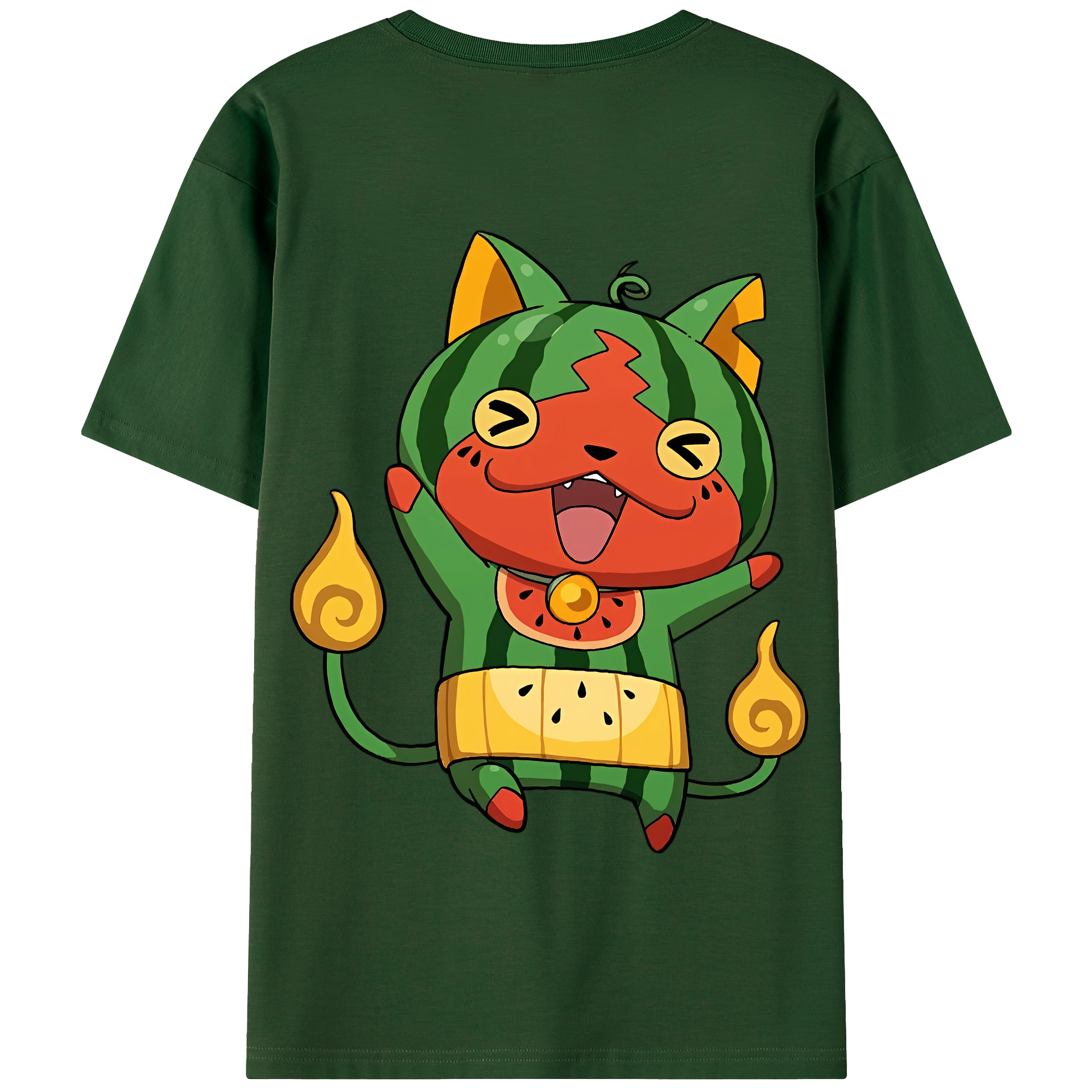 （画像用） 妖怪ウォッチ Yo-kai Watch 綿100％半袖Tシャツ（背面プリント）